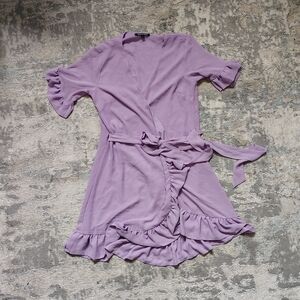Lilac Wrap Dress